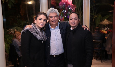 Luzma Ruiz, Francisco Ruiz y Alejandro Poulet.