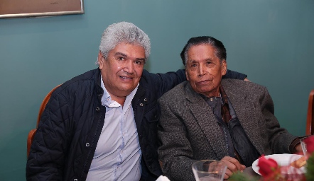 Francisco y su papá, Francisco Ruiz.