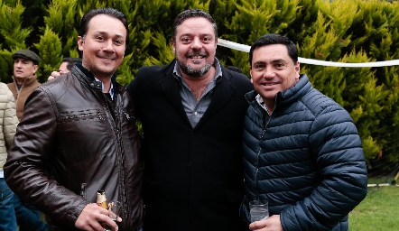  Sergio Benavente, Héctor Morales y Javier Ramírez.