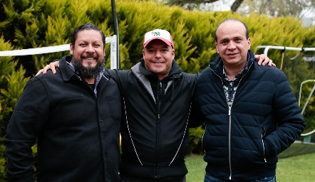  Toño Montelongo, Rafael Espinosa y Alfredo Ponce.