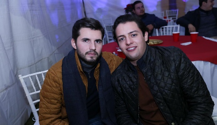 Fede Alcalde y Sebastián Díaz de León.