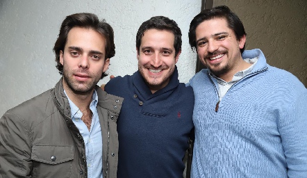  Pablo Pérez, Fernando Espinosa y Manuel Mora.
