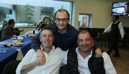  Jorge Mendizábal, Javier Abud y Oscar González.
