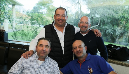  Oscar González, Marcelo Meade, José Eduardo Maza y Miguel Abud.