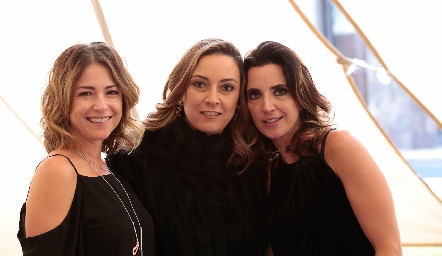  Fernanda Aguilar, Mariana Galán y Marisol de la Maza.