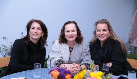  Claudia Canales, Nena Dávila y Patricia Del Bosque.