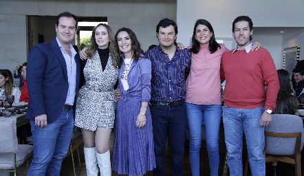  José Jaime Herrera, María Fernanda Pérez, Mari Ceci Herrera, Raúl Torres, Adriana Torres y Paco Dauajare.