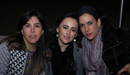  Cristina Barragán, Martha Contreras y María José Torres.