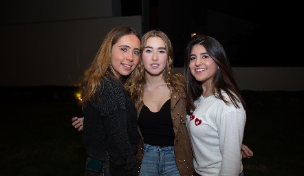  Ana Isa Jonguitud, Sofía Vallejo y Fer Reyes.