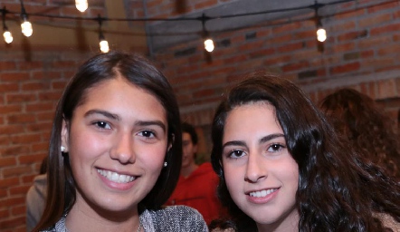  Sofía Morales y María José Téllez.