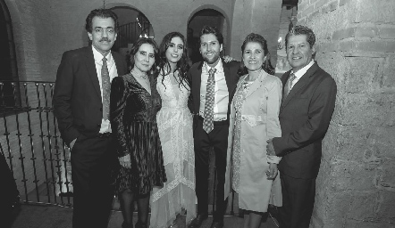  Gabriel Torres Corzo, Lula López de Torres, Lula y Eduardo, Verónica Rangel de Martínez y Lauro Martínez.