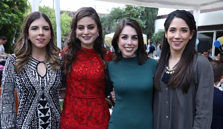  Marisa Tobías, Verónica Romero, Fernanda Zárate y Lulú Álvarez.