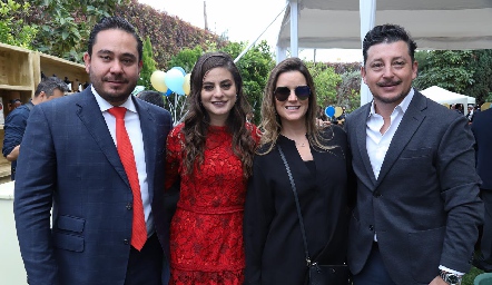 Ángel Torres, Verónica Romero, Paola Celis y Horacio Lizaola.