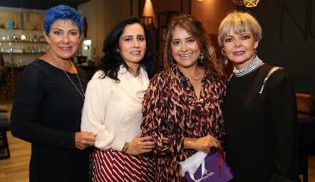  Margarita Padilla, Alma Rosa Méndez, Paty Lara y Luz Estela Gómez.