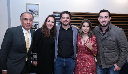  Gerardo Chevaile, Silvia Medrano, Manuel Mora, Cristina Kasis y Gerardo Chevaile.