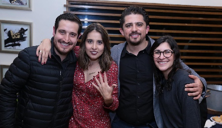  Fernando Espinosa, Cristina Kasis, Manuel Mora y Sofía de Espinosa.