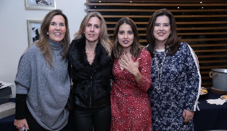  Gabriela Berrón, Verónica Berrón, Cristina Kasis y Cristina Galán.