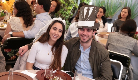  Los futuros esposos Lore Cuadra y Eduardo Álvarez.