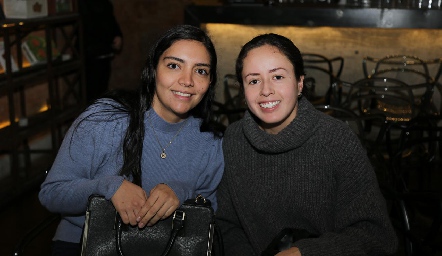  Karen Barragán e Isabel Jazo.