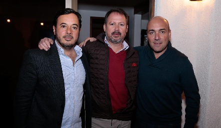  Alejandro Stevens, Ernesto Pérez y Marcelo Basurto.
