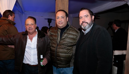  Che Hernández, Evaristo Lafuente y Mauricio Pizzuto.
