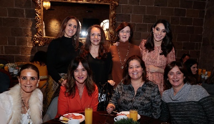  Dulce Herrera, Guadalupe Alvarado, Maricarmen Bárcena, Adri de la Maza, Beatriz Rangel, Claudia Toledo, Mónica Belanga y Mónica Leal.