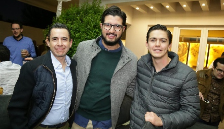 Julio, José Benavente y Mauricio Lomelí.
