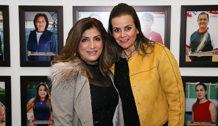 Lourdes Salaiz y Mónica Portillo.