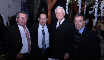  José Luis Carrera, Antonio Cordero Carrera, Jaime Allende y Alejandro Mendoza.