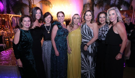  Mercedes García, Delia Iduarte, Maricarmen Bárcena, Guadalupe Bárcena, Roxana Serna, Martha Malo, Lucila Hernández y Claudia Quiroz.