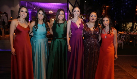  Elena, Ilse, Marisol, Arantza, Estefanía y María.