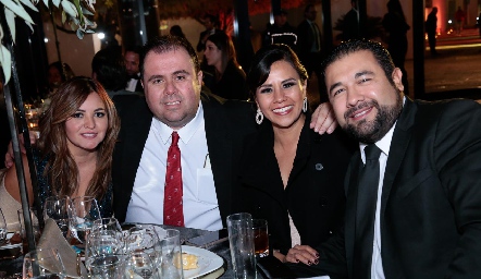  Vicky Sabre, Antonio Meraz, Fabiola Sánchez y Fernando Tavera.