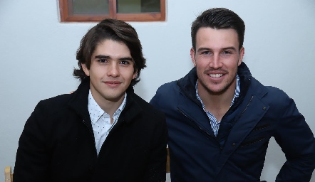  Juan Pablo Leiva y Alfonso Anaya.