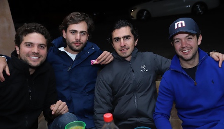  Federico Díaz Infante, José Miguel Morales, Guillermo Gómez y Daniel Granados.