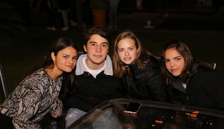  Dany Noyola, Juan Pablo Obregón, Katia Lozano y Pau Viramontes.
