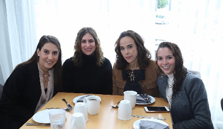 Ceci Castelo, Malena Foyo, Cheli Sotomayor y Lucila Andrade.