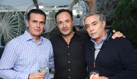 Güicho Fernández, Eduardo Ramos y Gerardo Serrano.