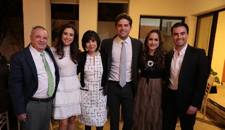  Alejandro Mancilla, Tere Mancilla, Teresa Guerrero, Federico Díaz Infante, Dany Mina y Alejandro Mancilla.