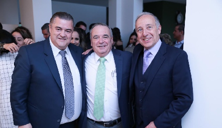  Nicolás Mina, Alejandro Mancilla y Federico Díaz Infante.