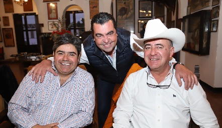 Paco Leos, Javier Gómez y Rafael Olmos.