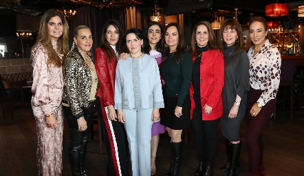  Martha Díez Gutiérrez, Mimí Hinojosa, Maribel Lozano, Lula López, Lula Torres, Elsa Tamez, Gabriela Payán, Tawi Garza y Lorena Herrera.
