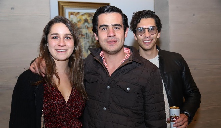 Cristy Jerez, Rodolfo Ortega y Filiberto Curiel.