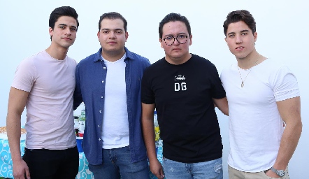  Luis Diego Reverte, Mauricio Schekaiban, Esteban Pruneda y Santiago Sánchez.