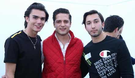  Jaime Ruiz, Rodrigo Díaz de León y Sebastián Ramírez .