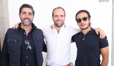  Ignacio Archidona, Rodrigo Aranda y Javier Ramírez.