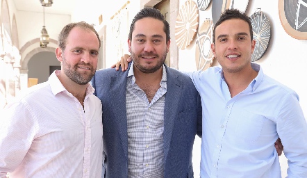  Rodrigo Aranda, Ángel Torres y Toño Méndez.