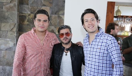  Ricardo Longoria, José Luis Estrada y Mauricio Dibildox.