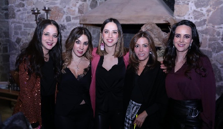  Adriana Ramón, Montse Orozco, Charo Ortuño, Guadalupe Velázquez y Gloria Mojarro.