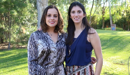  Ale Martínez y Luisa Santillán.