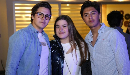 Javier Duarte, Christiane Cambeses y José Miguel Ruiz .